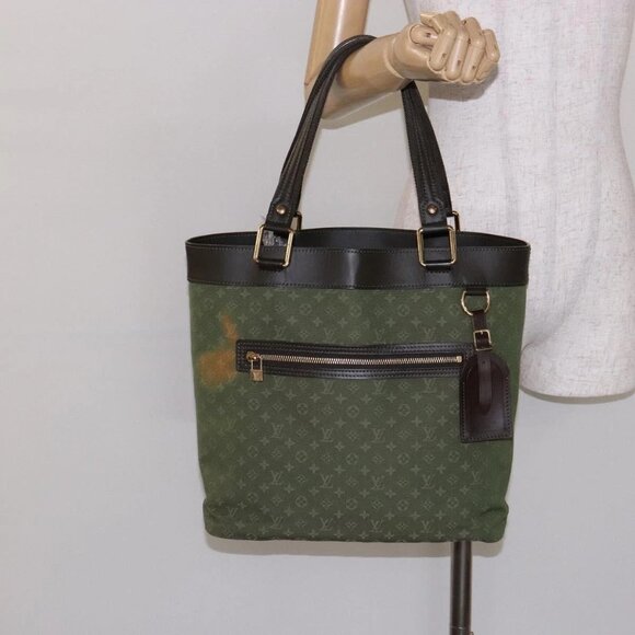 LOUIS VUITTON Monogram Mini Lucille GM Tote Bag TST Khaki - Picture 14 of 16